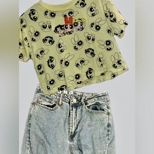 Powerpuff Girls Cropped-Tee💛